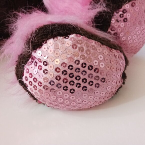 Toby NYC Kids Girls Brown & Pink "Take Me Everywhere" Horse Bag Purse Plush 20" - Picture 7 of 12